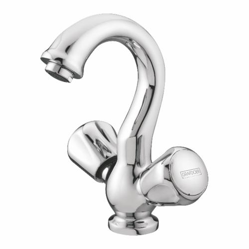 Centre Hole Basin Mixer Chrome